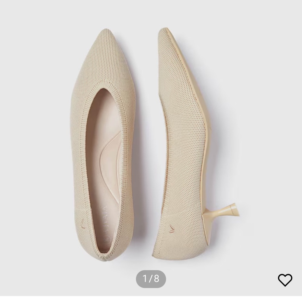 Elegant Beige Women's Heels